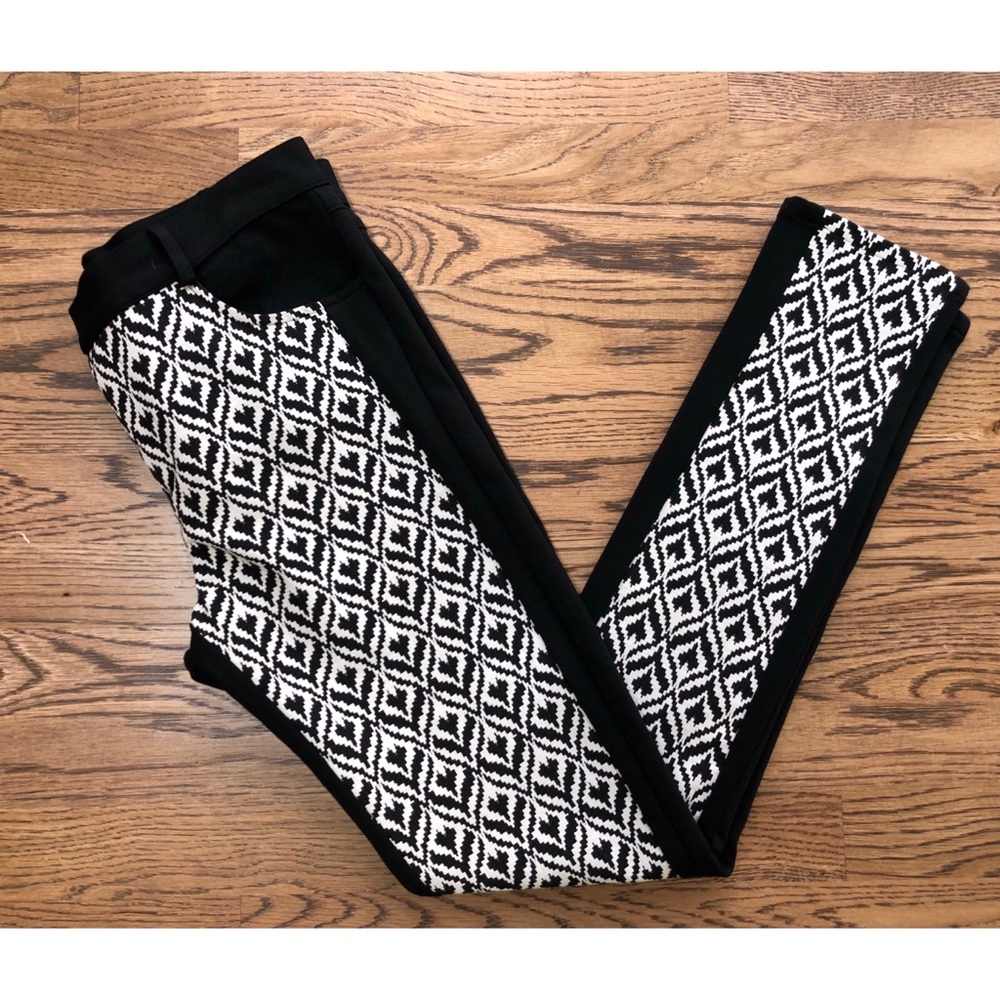 💋Black and white SINGLE Los Angeles pants💋